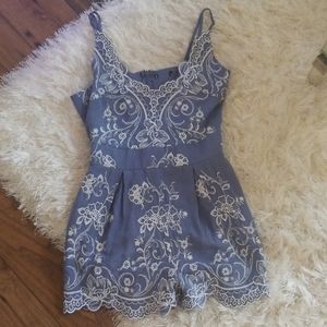 Blue Romper